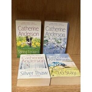 Cathrine Anderson Books Lot 4,A Mystic Creek Novel 3 & A Harrigan Family Novel 1